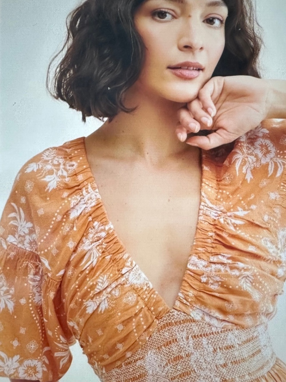 Free People Golden Hour Maxi Peasant Tiered Dress - Picture 6 of 14